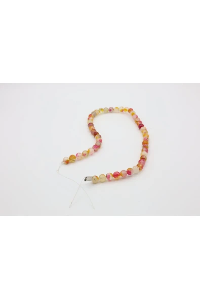 AKİK DOĞAL TAŞ  BONCUK 8 MM - 7