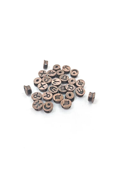 3X6 MM BURÇ- GEZEGEN- MİTOLOJİK DESENLİ YUVARLAK BİLEKLİK KÖPRÜ APARATI (100 GRAM) - Resim 2