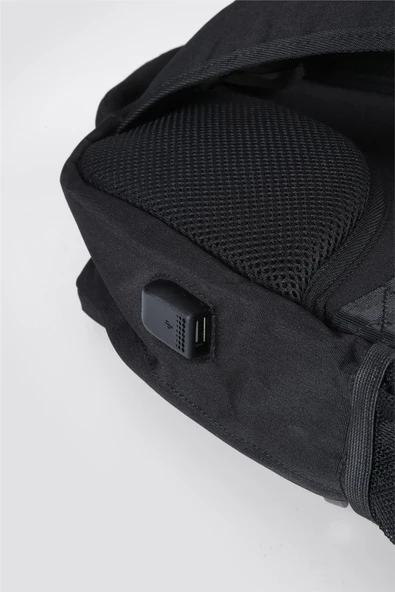 Ççs 51471 Unisex Laptop Bölmeli Çok Gözlü Seyahat Business Siyah Sırt Çantası - 6