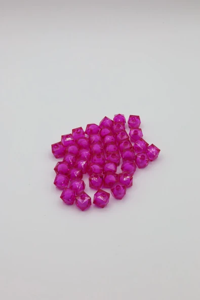 AKRİLİK KÜP BONCUK 10 MM - 7