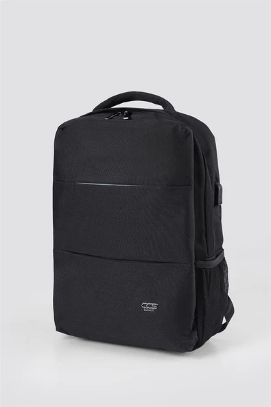 Ççs 51471 Unisex Laptop Bölmeli Çok Gözlü Seyahat Business Siyah Sırt Çantası - 2