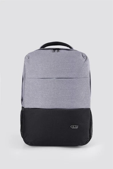 Ççs 51471 Unisex Laptop Bölmeli Çok Gözlü Seyahat Business Gri Sırt Çantası