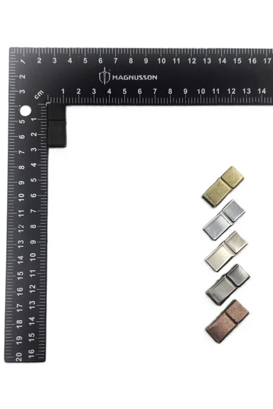 5x10 MM DERİ BİLEKLİK KİLİTİ MIKNATISLI KİLİT (20 ADET)