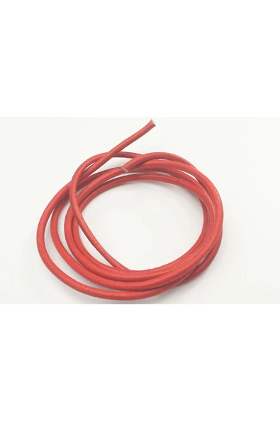 5 Mm Yuvarlak Deri Kordon Hakiki Kösele Deri (2 METRE) - 10