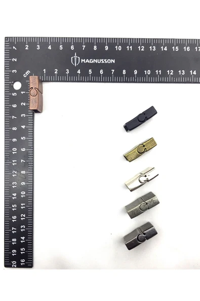 5x15 MM DERİ BİLEKLİK KİLİTİ MIKNATISLI KİLİT (10 ADET) - 2
