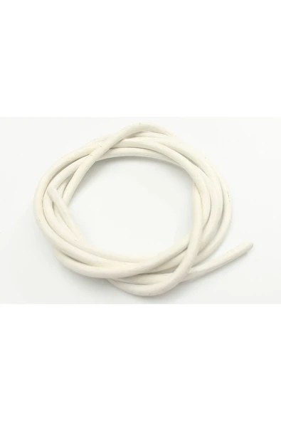 6 MM ÇAPLI YUVARLAK DERİ KORDON  (2 METRE)