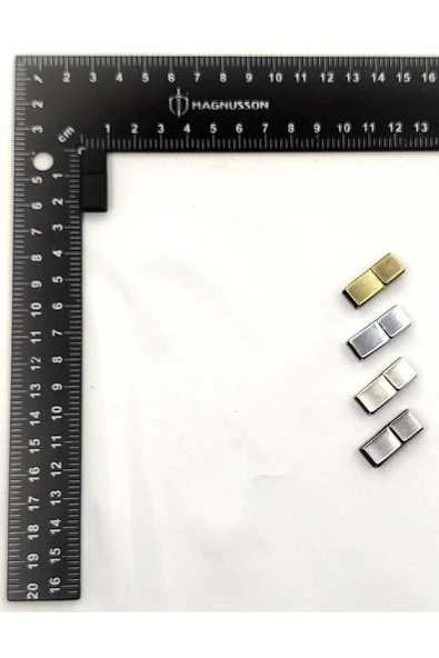 4x8 MM DERİ BİLEKLİK KİLİTİ MIKNATISLI KİLİT (5 ADET) - 5