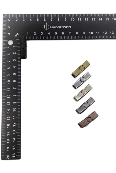 6x12 MM DERİ BİLEKLİK KİLİTİ MIKNATISLI KİLİT (10 ADET) - Resim 6