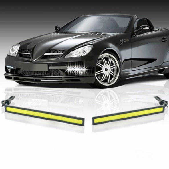 Mercedes A180 Gündüz Farları 17 Cm Led Far Sis Sürüş Lambası Su Geçirmez
