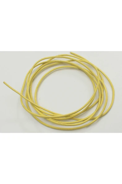 5 Mm Yuvarlak Deri Kordon Hakiki Kösele Deri (2 METRE)