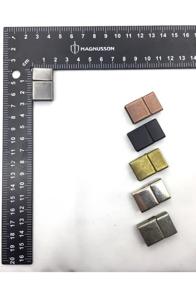 5x15 MM DERİ BİLEKLİK KİLİTİ MIKNATISLI KİLİT (10 ADET) - 5