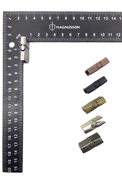 5x15 MM DERİ BİLEKLİK KİLİTİ MIKNATISLI KİLİT (10 ADET) - 6