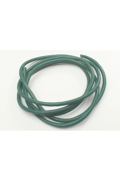 6 MM ÇAPLI YUVARLAK DERİ KORDON  (2 METRE) - 2