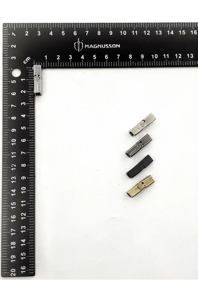 4x8 MM DERİ BİLEKLİK KİLİTİ MIKNATISLI KİLİT (5 ADET) - 2