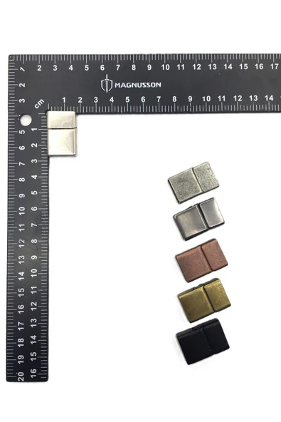 5x15 MM DERİ BİLEKLİK KİLİTİ MIKNATISLI KİLİT (20 ADET)