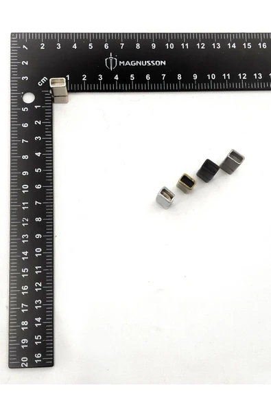 4x8 MM DERİ BİLEKLİK KİLİTİ MIKNATISLI KİLİT  (20 ADET) - Resim 3