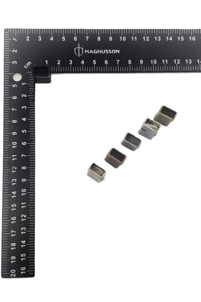 6x12 MM DERİ BİLEKLİK KİLİTİ MIKNATISLI KİLİT (10 ADET) - Resim 7