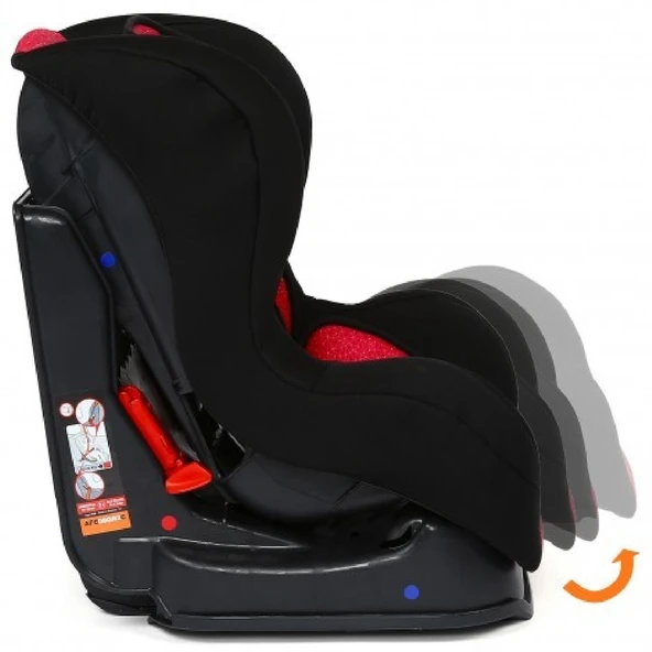 Nania Cosmo 0-25 kg Oto Koltuğu - Star Red - Resim 2