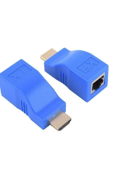 Hdmi Rj45 Cat5 6 Extender Uzatıcı Uzatma Aparatı Adaptör - 5