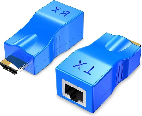 Hdmi Rj45 Cat5 6 Extender Uzatıcı Uzatma Aparatı Adaptör