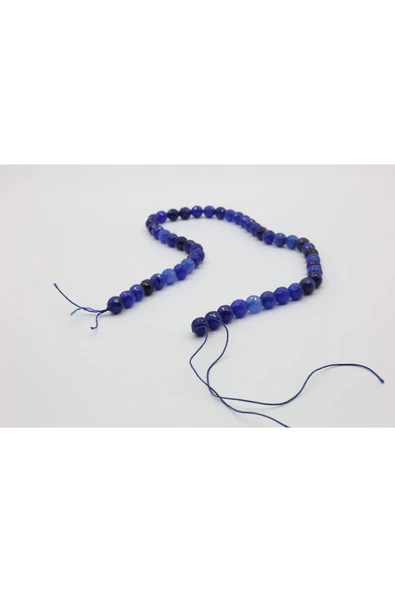 LAPİS LAZURİT DOĞAL TAŞ  BONCUK 8 MM - 2