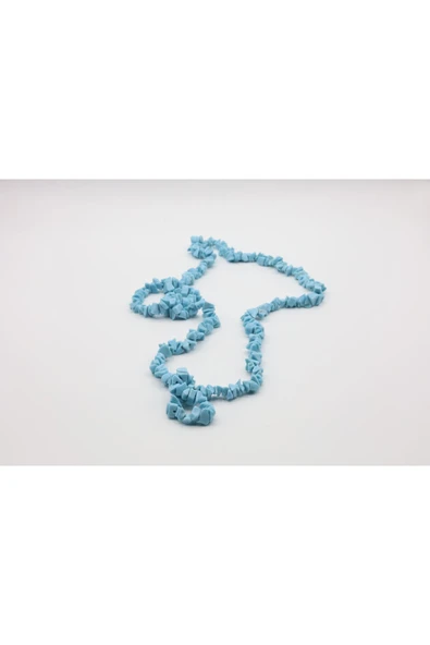 TURKUAZ KIRIK  DOĞAL TAŞ  BONCUK (ORTA BOY) - 2