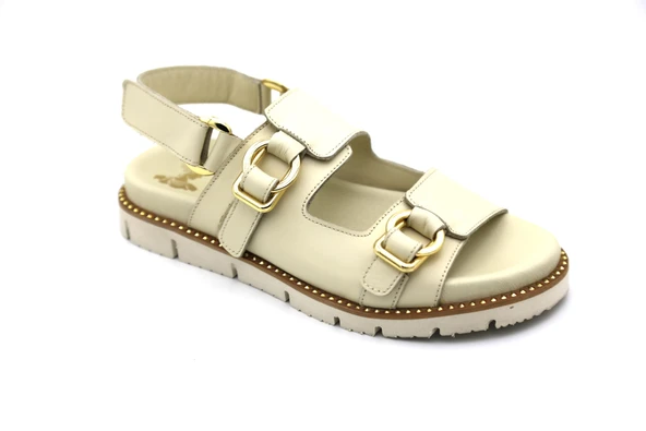 Venüs 25440013Y Kadın Deri Sandalet - Resim 5