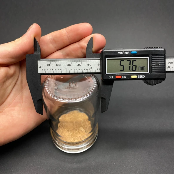 120 ml Cam Kavanoz Mantar Tıpalı - 120cc Yuvarlak Kavanoz, Mantar Tıpalı Cam Şişe x 6 Adet - Resim 4