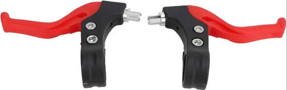 BİSİKLET FREN KOLU Çocuk Bisikleti Kırmızı Renk Sağ Sol Fren Kolu - Resim 2