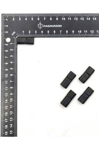 5x10 MM DERİ BİLEKLİK KİLİTİ OVAL MIKNATISLI KİLİT (25 ADET) - 2