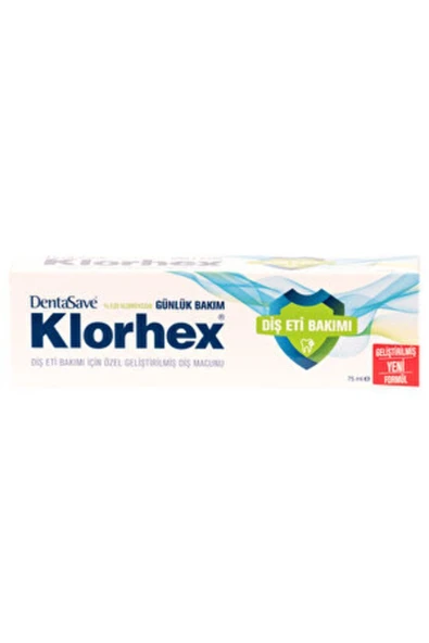 ( 2 ADET ) DentaSave Klorhex Günlük Bakım Diş Macunu 75 ml