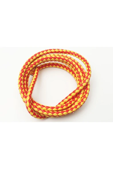 3-5 MM YUVARLAK ÖRGÜLÜ SUNİ DERİ KORDON (5 METRE) - Resim 3