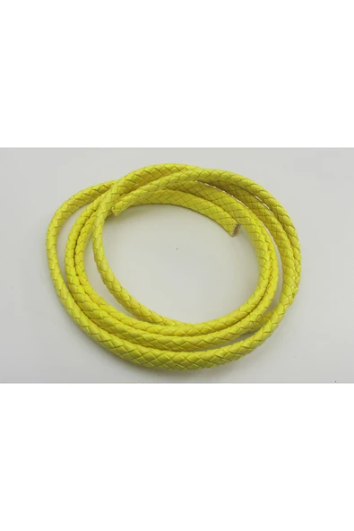 3x10-4x10 MM YASSI ÖRGÜLÜ SUNİ DERİ KORDON (5 METRE) - 2