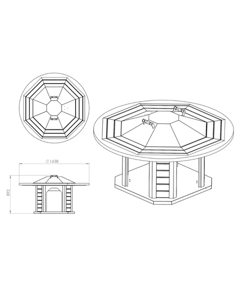 Reyo ZS Hermanos Grand Masa Barbekü - Resim 4