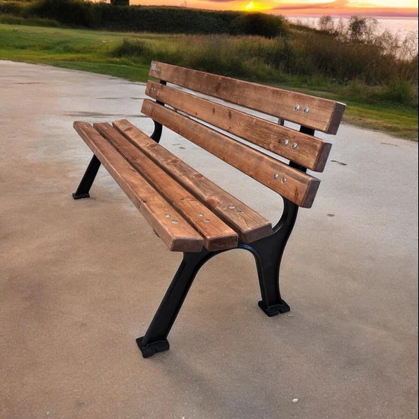 Alüminyum Döküm Bank, 145cm Sapan Bank