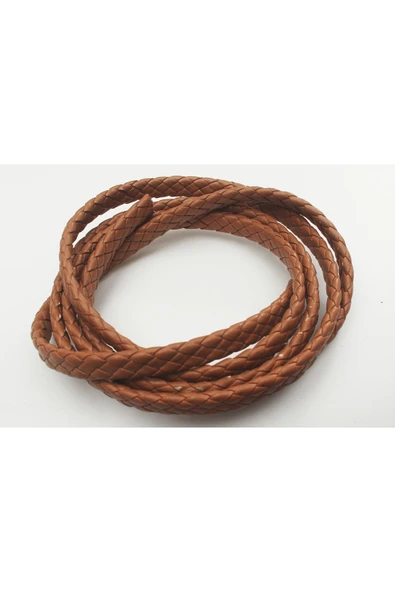 3x10 - 4x10 MM YASSI ÖRGÜLÜ SUNİ DERİ KORDON (5 METRE) - Resim 2
