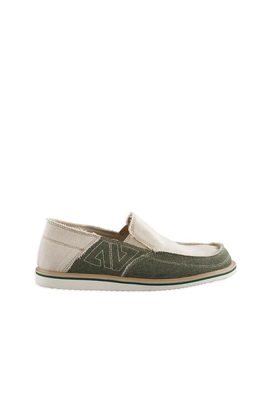 1216 Linen Espadril Keten Erkek Ayakkabı Haki