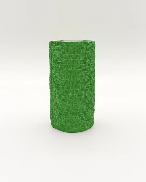 Kerbl Vetlastic Yapışkanlı Bandaj 10 x 450 cm Yeşil