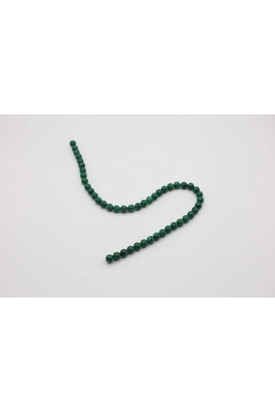 MALAKİT DOĞAL TAŞ  BONCUK 8 MM - 2