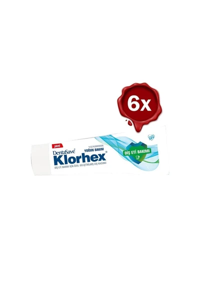 Klorhex Diş Macunu Yoğun Bakım 75 Ml X 6