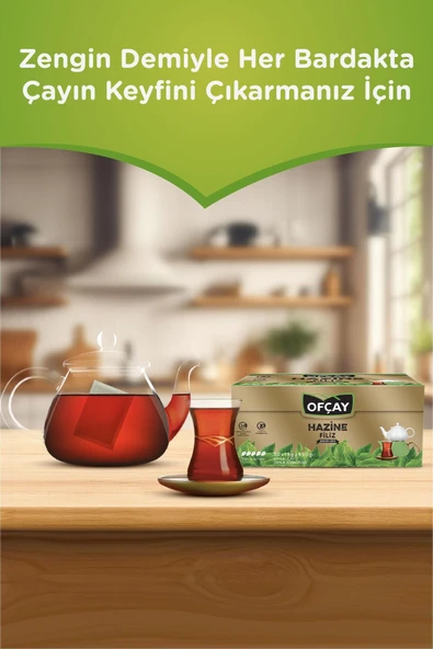 Ofçay Hazine Zengindem Demlik Poşet Çay 30 x 15 gr - Resim 2