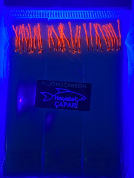Florocarbon Arnavut Çaparisi 12 No 3lü Paket 0.12/0.24 UV Pembe - 2