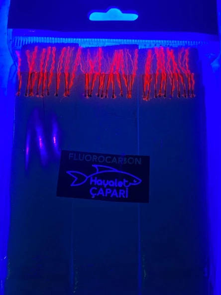 Florocarbon Arnavut Çaparisi 12 No 3lü Paket 0.12/0.24 UV Şeker Pembe - 2
