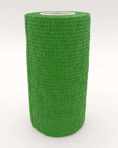 Kerbl Vetlastic Yapışkanlı Bandaj 10 x 450 cm Yeşil - Resim 2