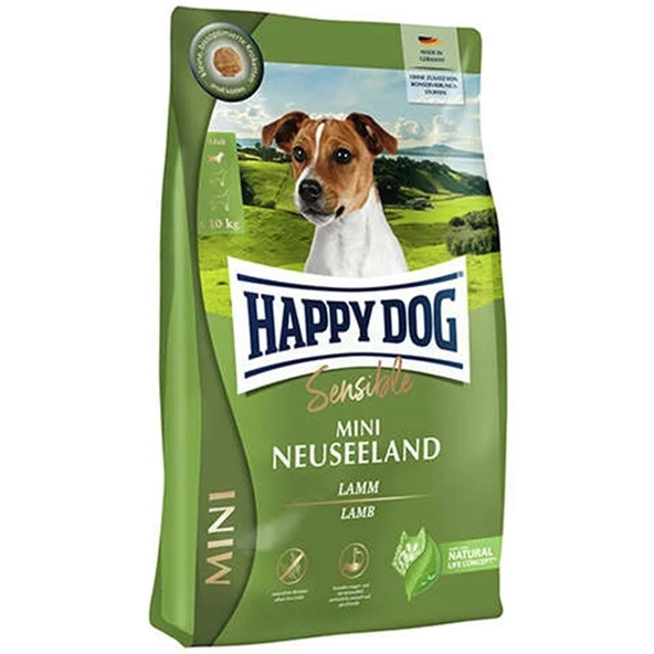 Happy Dog Mini Irk Neuseeland Kuzu Etli Kuru Köpek Maması 4 Kg