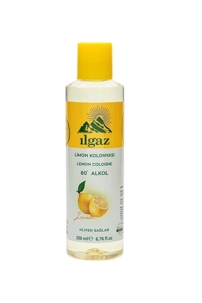 10'lu Klasik Limon Kolonyası 80° Derece 200 ml - Ferahlatıcı & Hijyenik Büyük Set - 2