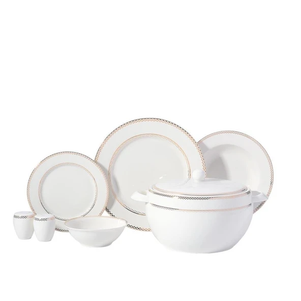 KORKMAZ A8361 PERLA COLL.60 P YEMEK TAKIMI