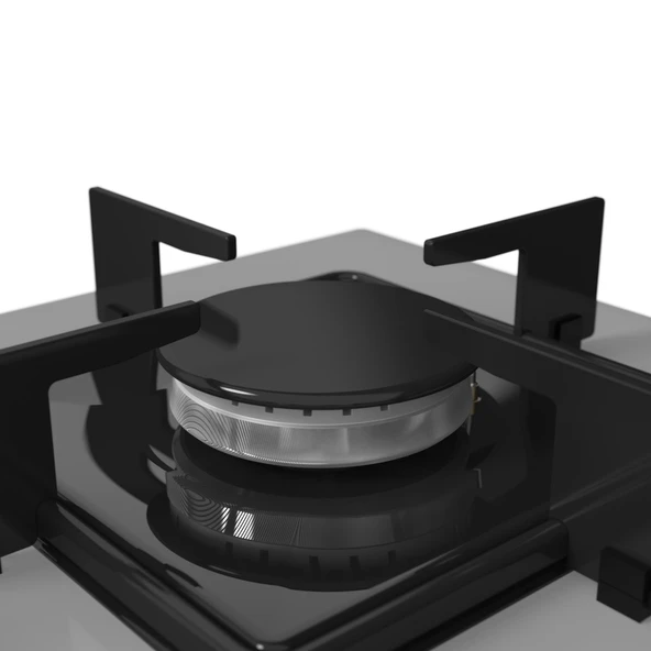 Ferre Flowart Ventora Essential Gri 3'lü Ankastre Set ( QBL63CPR-SS208-D088 ) - 8