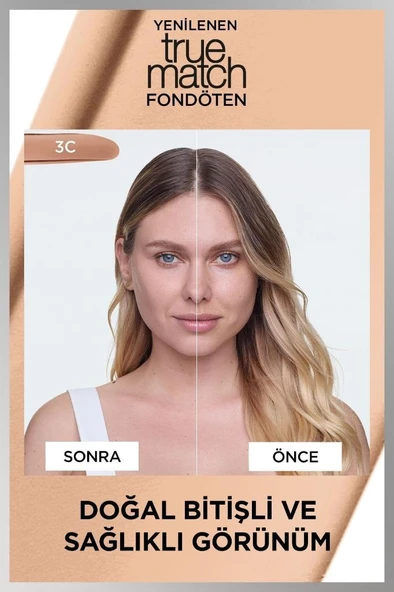 L'Oreal Paris True Match Bakım Yapan Fondöten 3R ROSE BEIGE - 6