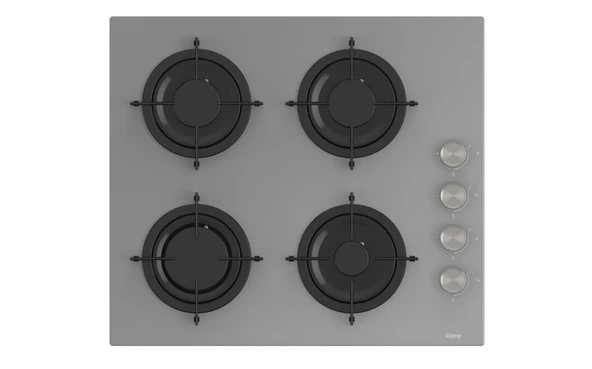 Ferre Flowart Lumora Pro Gri 3'lü Ankastre Set ( QBL63CPR-CS208-D065 ) - Resim 3